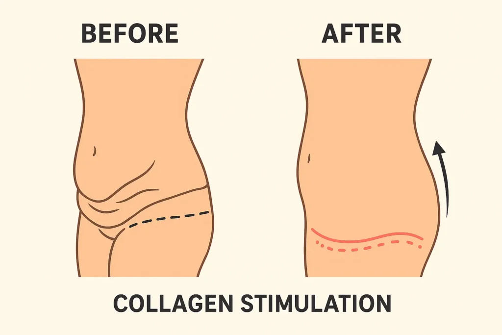 Before and after results for sagging skin after weight loss injections Beccles