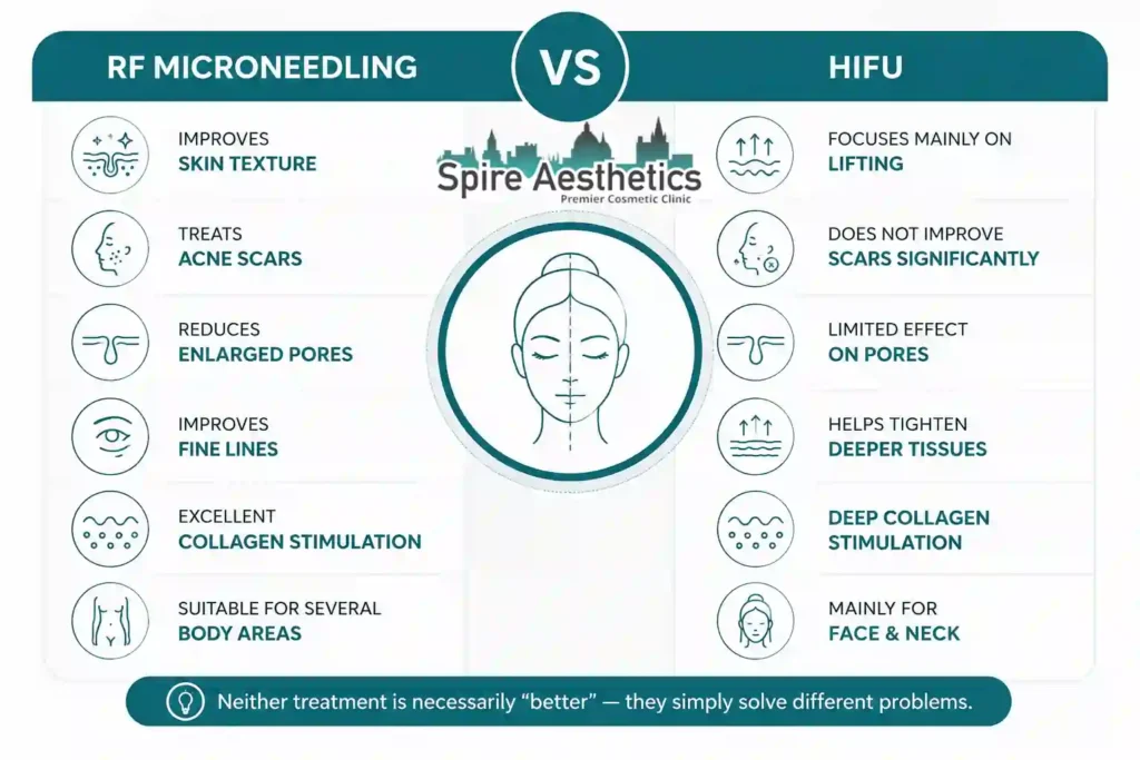 RF Microneedling vs HIFU: Which Treatment Gives Better Results Beccles?